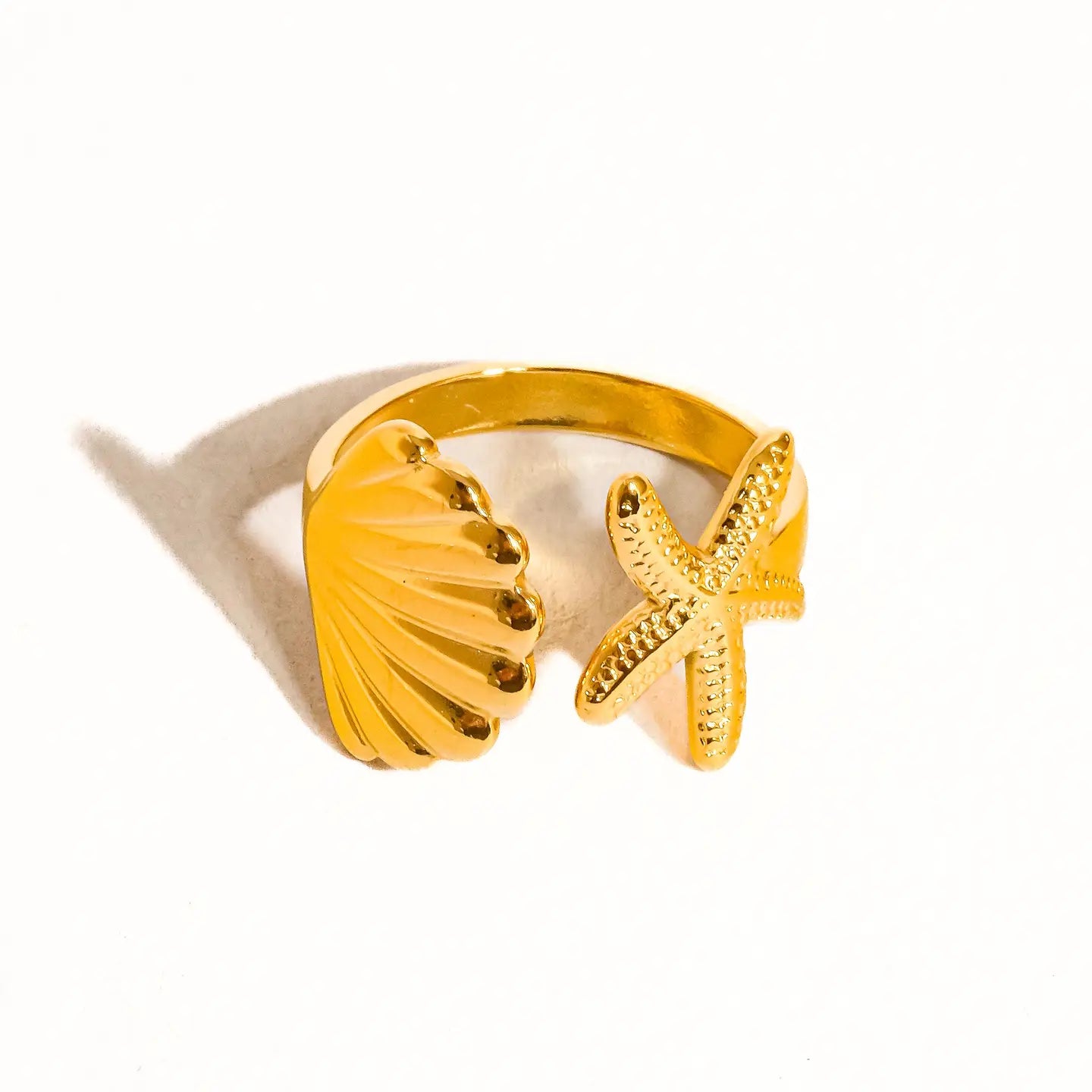 Star & Shell Ring