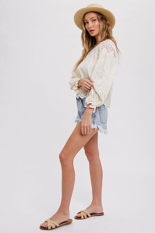 Love On Rodeo Lace Blouse
