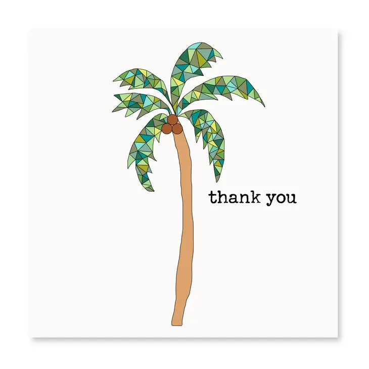 Palm Tree Thank You Card
