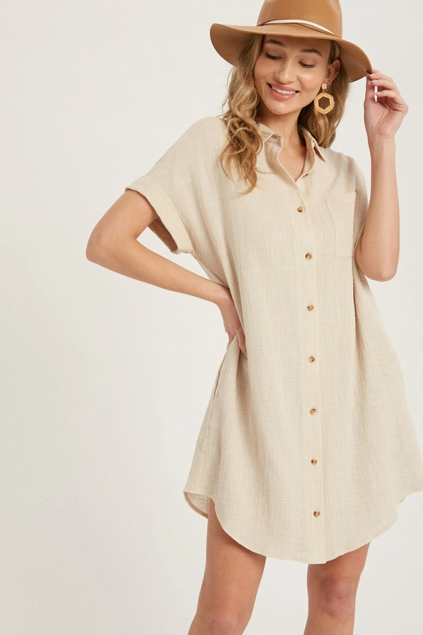 Calabasas Shirt Dress