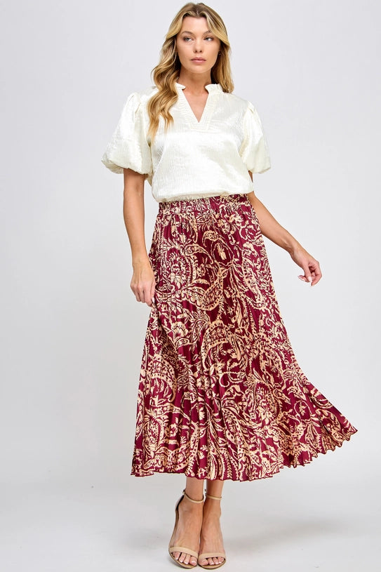 Holly Pleated Skirt
