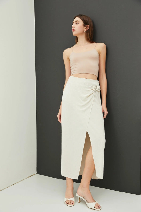 Croatia Linen Wrap SKirt