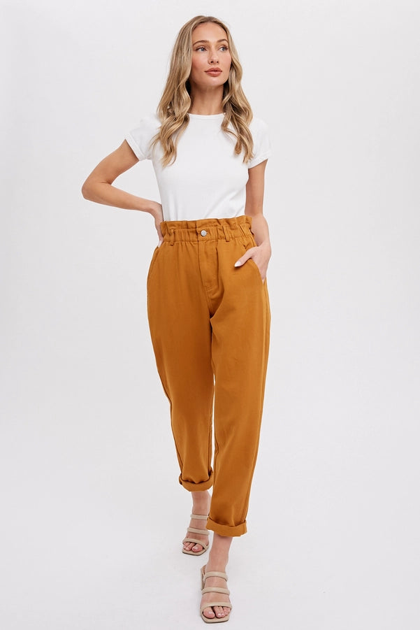 Dress Pants How To Wear High Waisted Paper Bag Pants Faux Leather