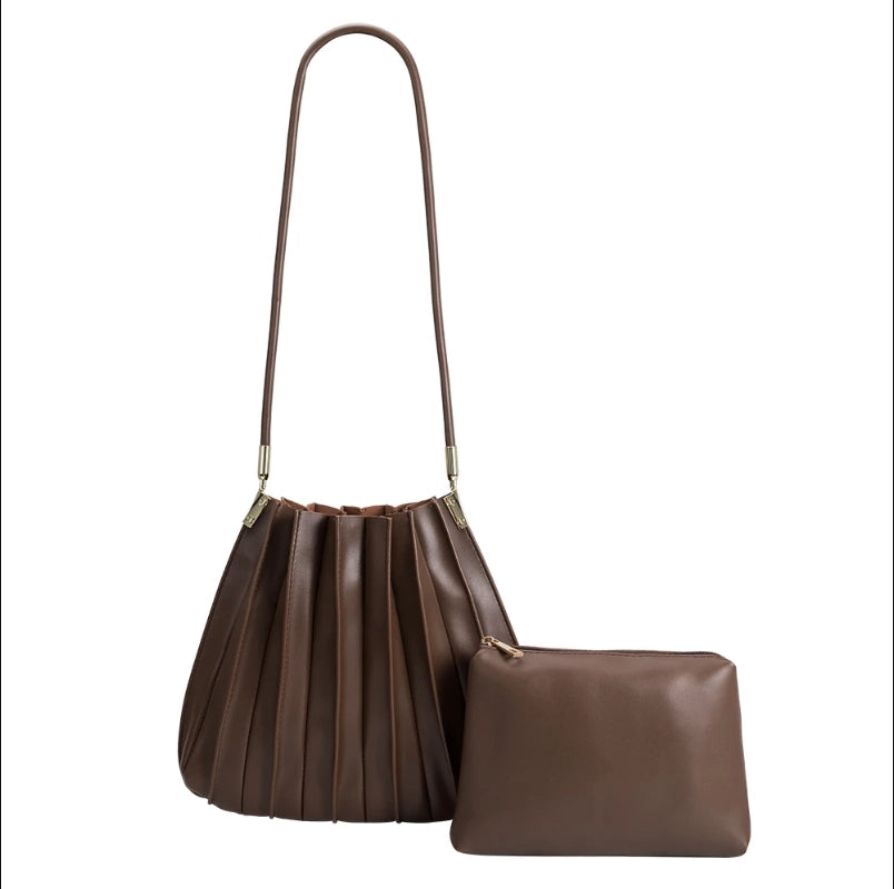 Carrie Shoulder Bag- Chocolate