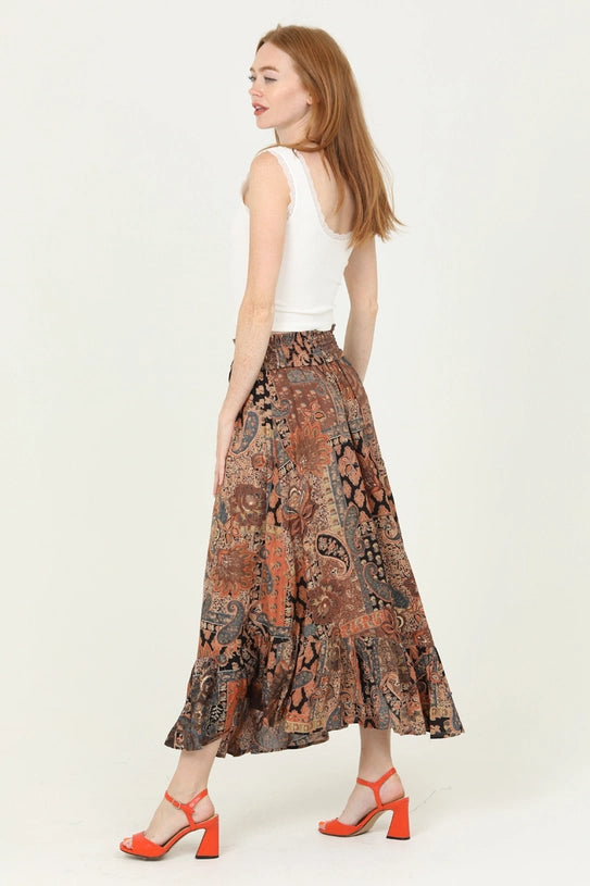 Boho Patchwork Skirt