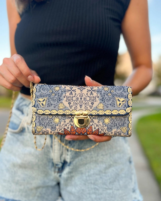 Bohemian Print Crossbody Purse