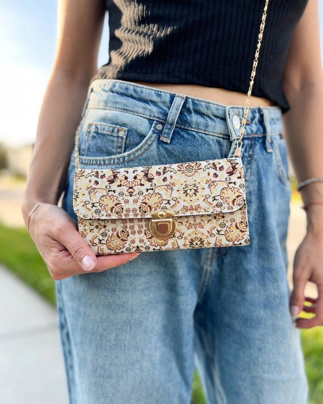 Bohemian Print Crossbody Purse