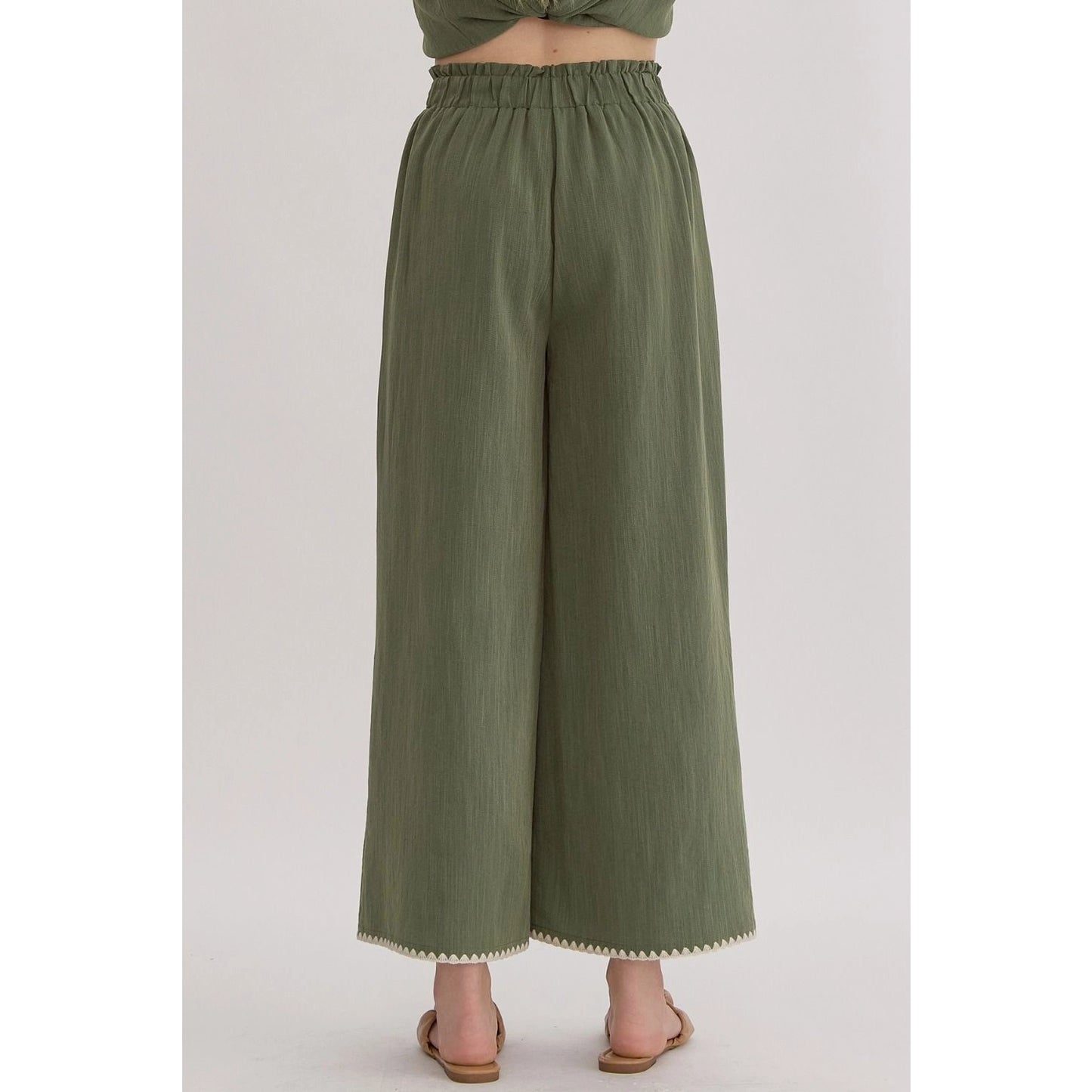 Milena Olive Pant