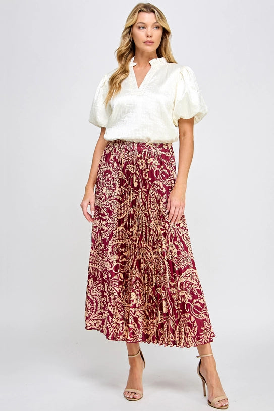 Holly Pleated Skirt