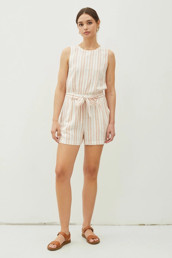 Palermo Belted Romper
