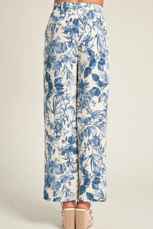 Blue Tropics Trouser