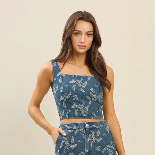 Mabel Floral Crop Top