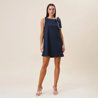 Nadia Bow Shift Dress