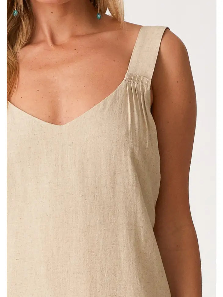 Reina Linen Dress
