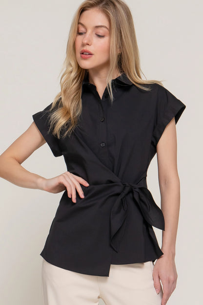 Knot Poplin Shirt
