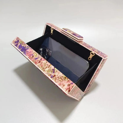 Acrylic Purse with chain