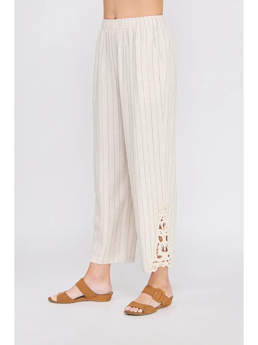 Sanibel Stripe Linen Pant