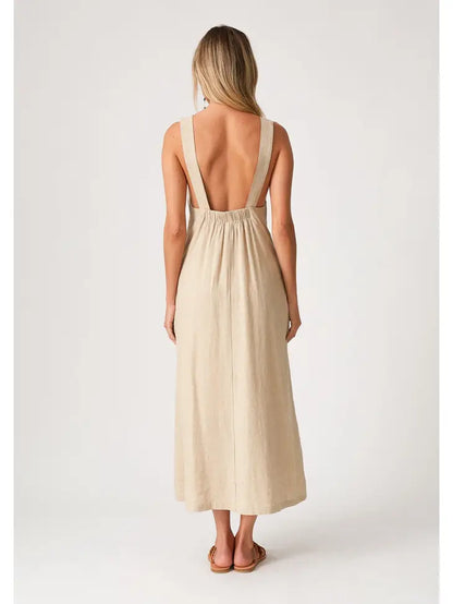 Reina Linen Dress