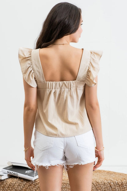 Sasha Flutter Blouse