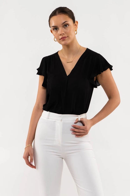 Gemma Flutter Blouse