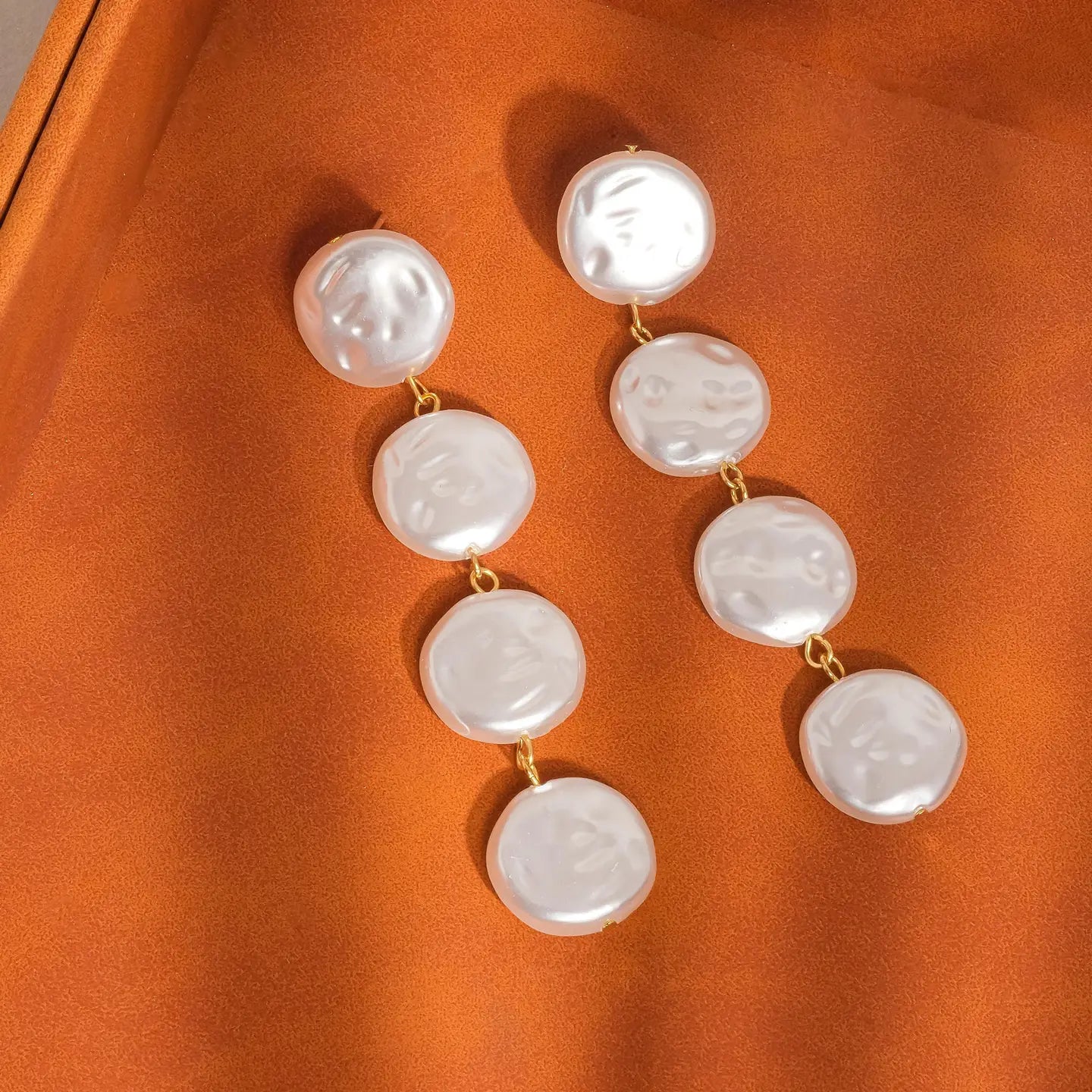 4 Pearl Drop Earrings