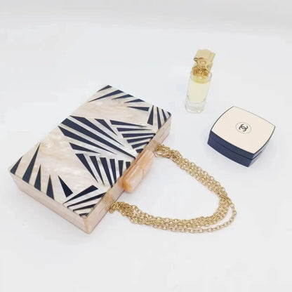 Acrylic Purse with chain