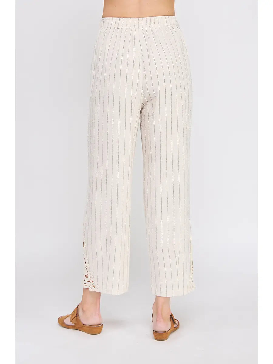 Sanibel Stripe Linen Pant
