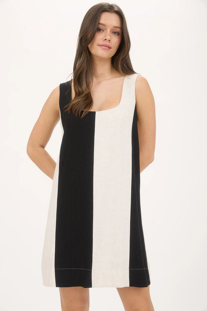 Colorblock Shift Dress