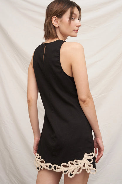 Lucia Crochet Trim Dress