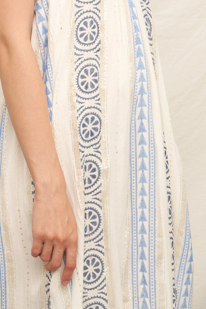 Atlas Lurex Halter Dress