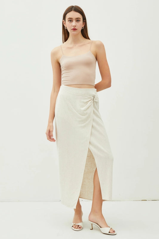 Croatia Linen Wrap SKirt