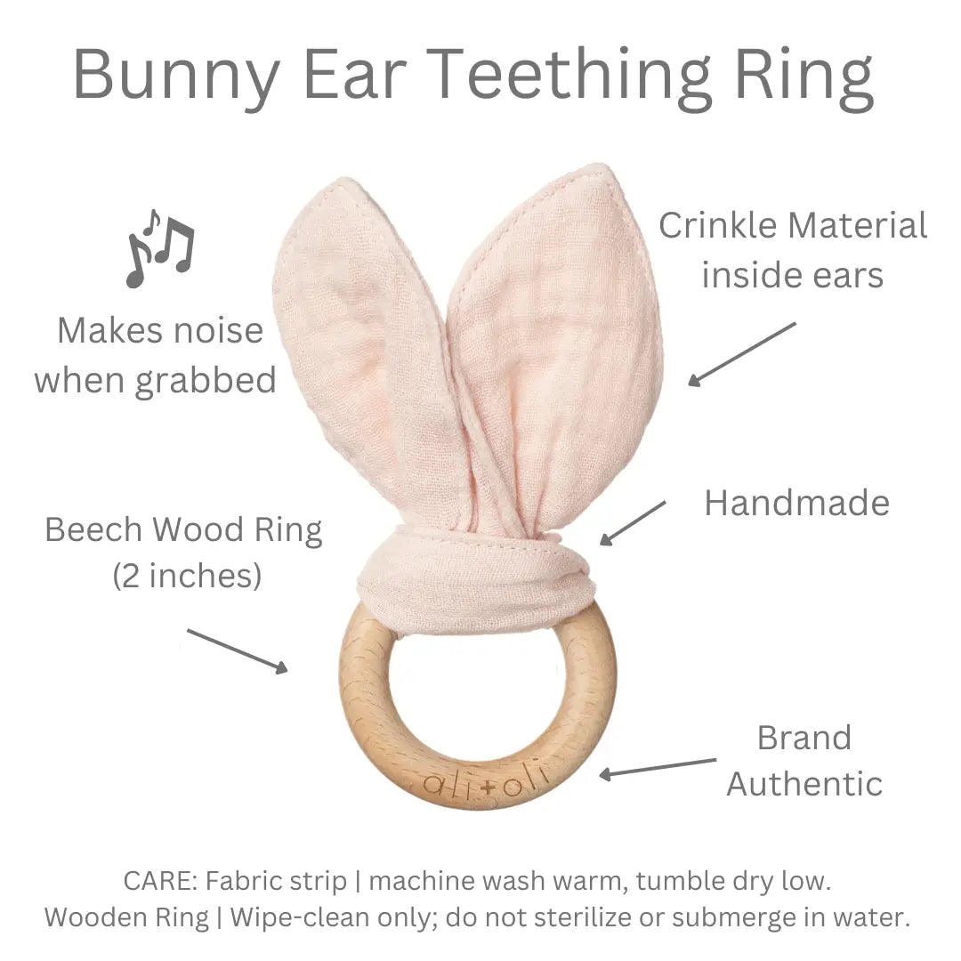 Bunny Ears Rattle/Teether