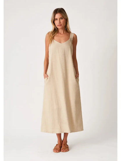 Reina Linen Dress