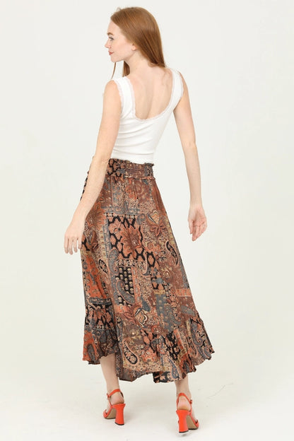 Boho Patchwork Skirt