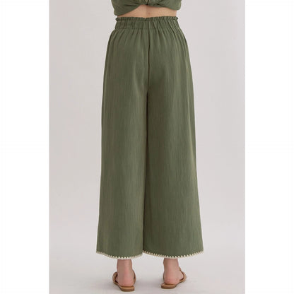 Milena Olive Pant