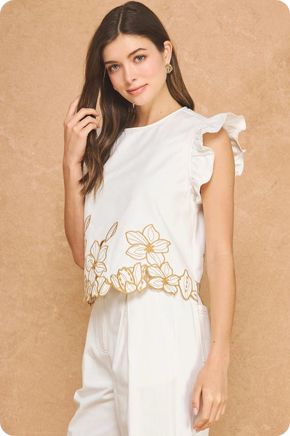 Aurelia Embroidered Blouse