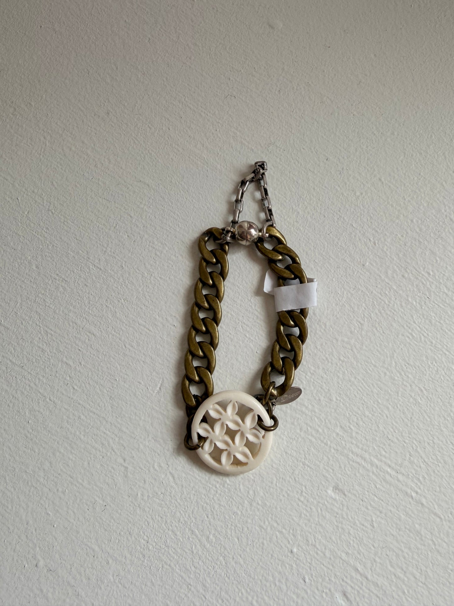 Cream Fishbone Bracelet