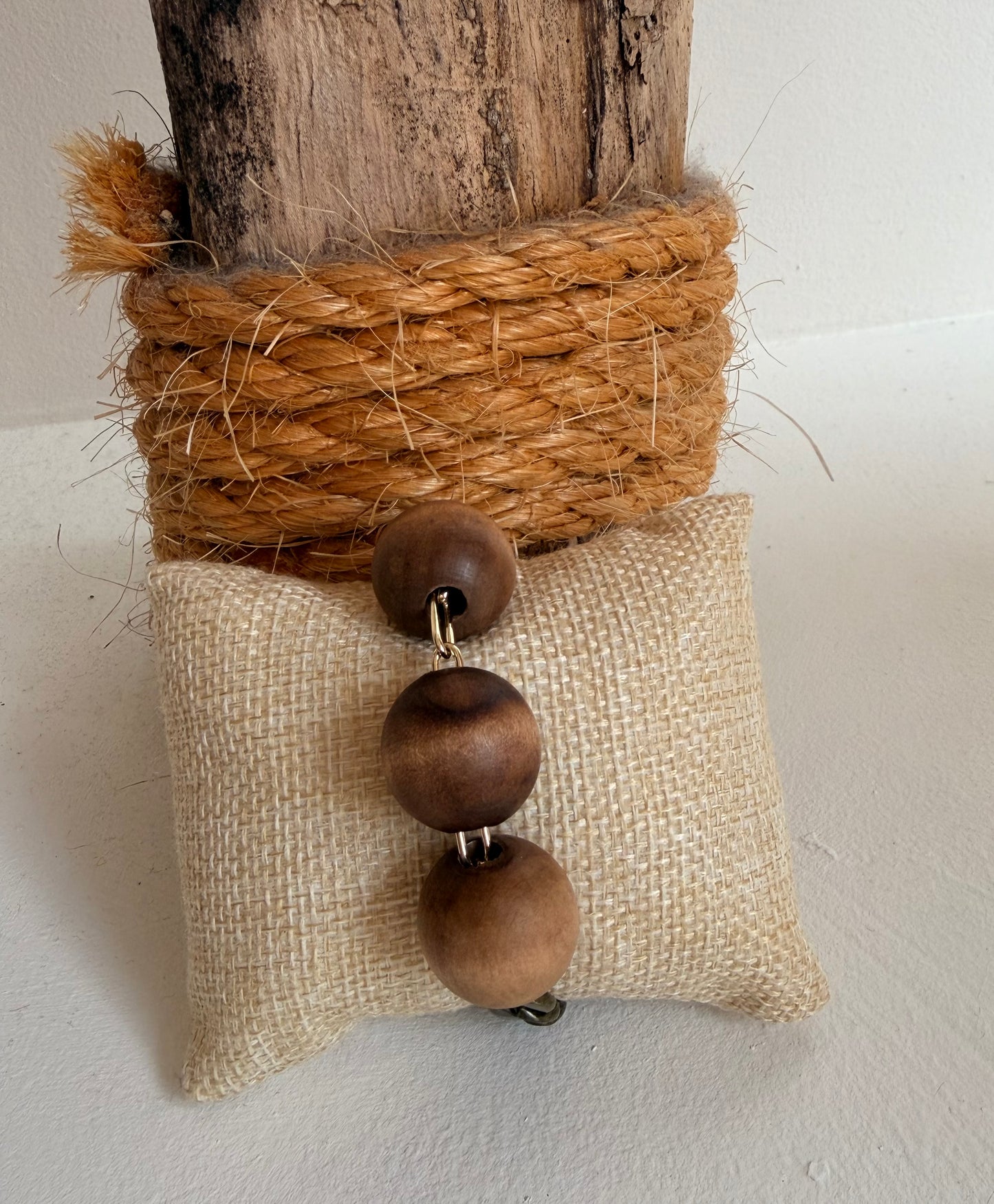 Wood Bronze Bracelet