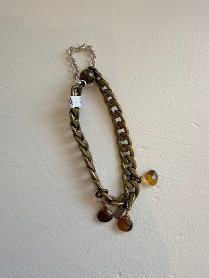 Yellow Opal Drop Bracelet