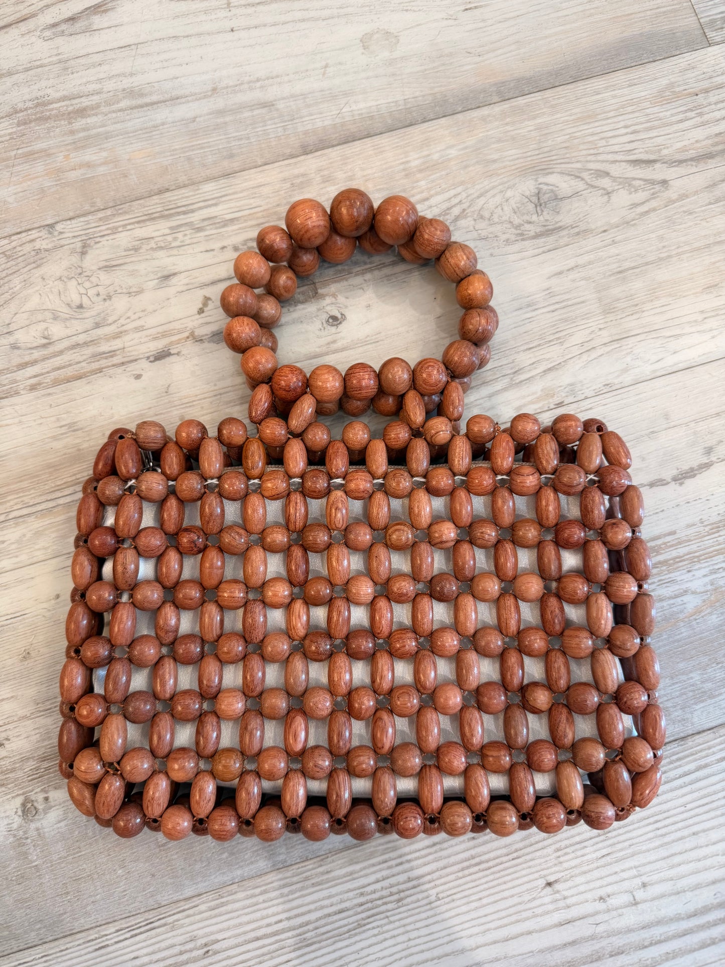 Natural Wooden Clutch