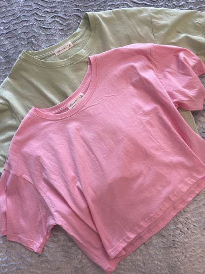 Crop Cotton Tee