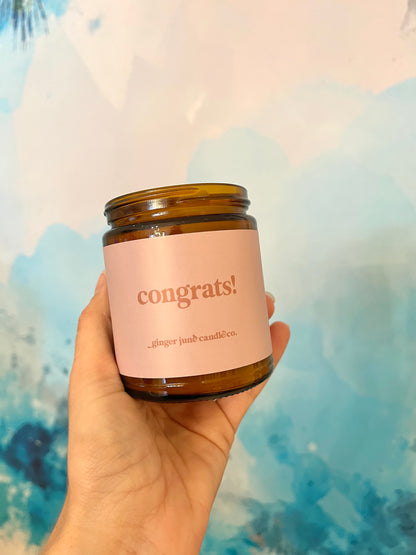Congrats! Candle