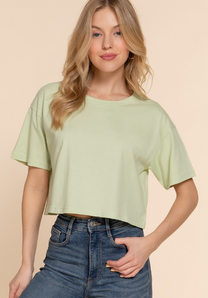 Crop Cotton Tee