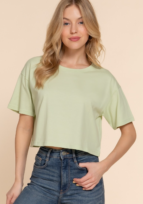 Crop Cotton Tee