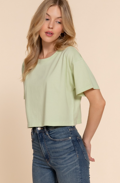 Crop Cotton Tee
