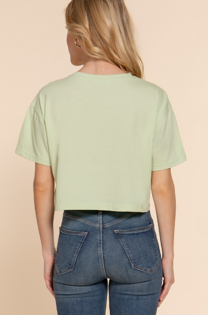 Crop Cotton Tee