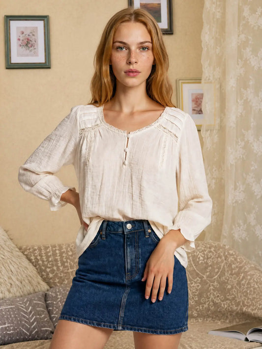 Lily Crochet Blouse