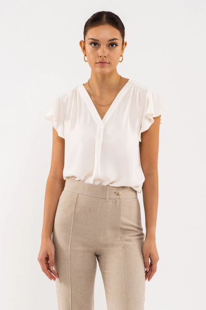Gemma Flutter Blouse