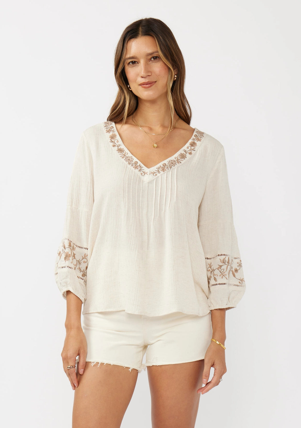 Belle Embroidered Blouse
