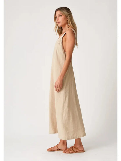 Reina Linen Dress